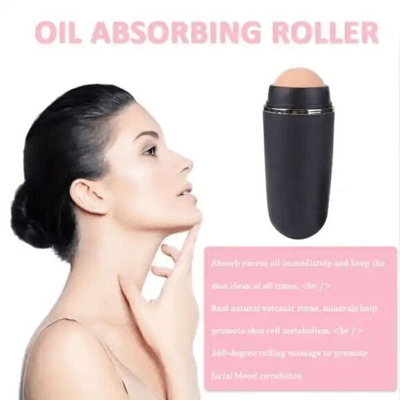 Face Oil Absorbing Roller Volcanic Stone - Picture 13 of 13